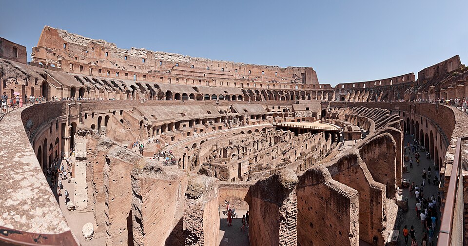 Panoramic view of Colosseum